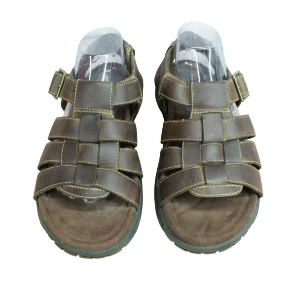 Teva Camden Brown Leather Adjustable Strap Nonslip Fisherman Sandals Size 9 main image 8
